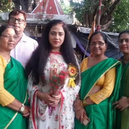 Shubhkarman volunteers visiting children and their caregivers